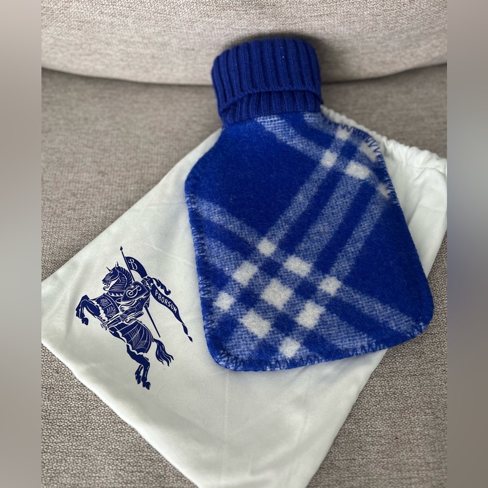 Burberry check hot water bottle